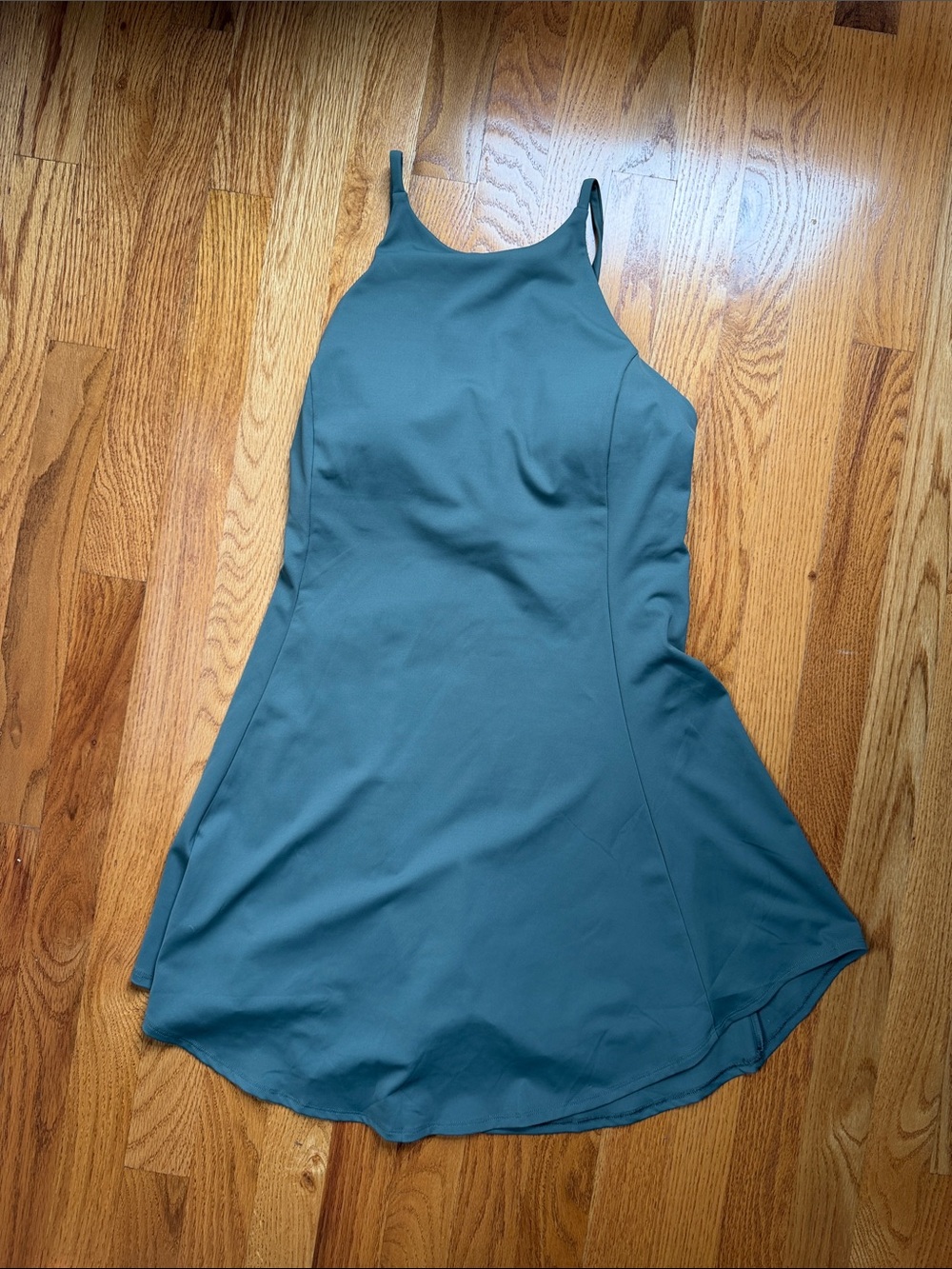 Women’s Teal Athletic Dress - Classic Halter Silhouette